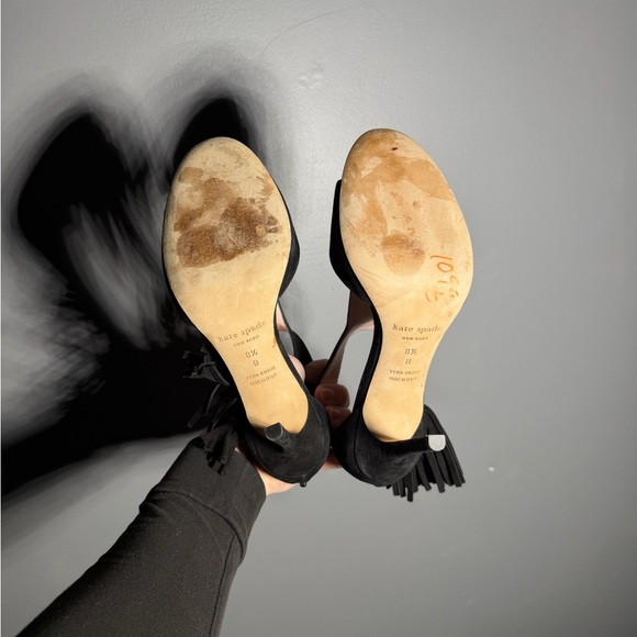 Kate Spade Suede Inga T Strap Sandal Size 8.5 - Picture 6 of 7